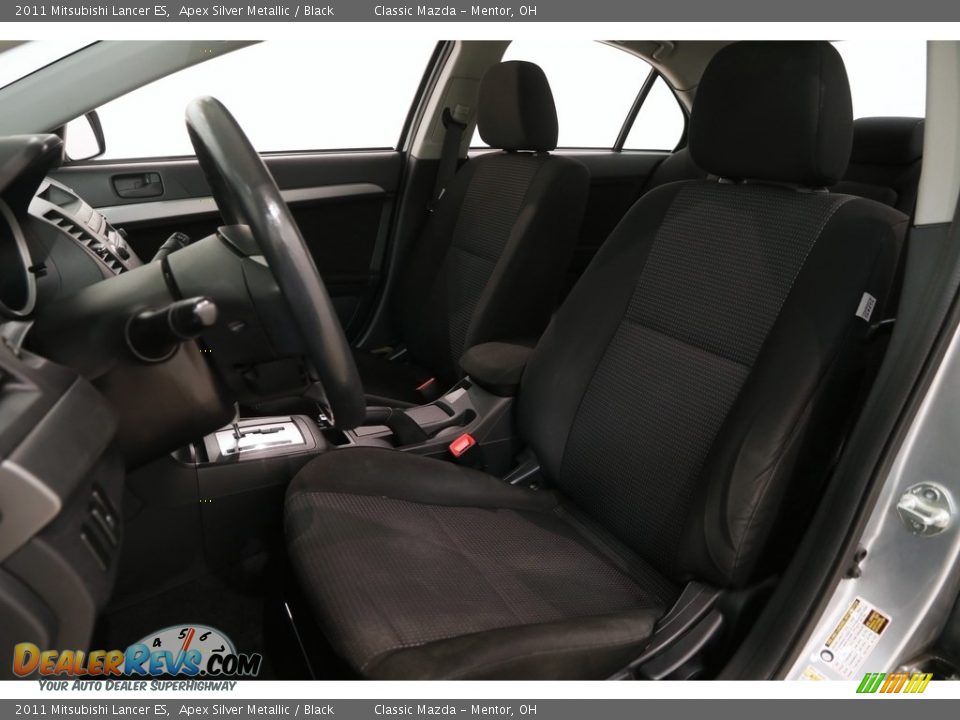 2011 Mitsubishi Lancer ES Apex Silver Metallic / Black Photo #5