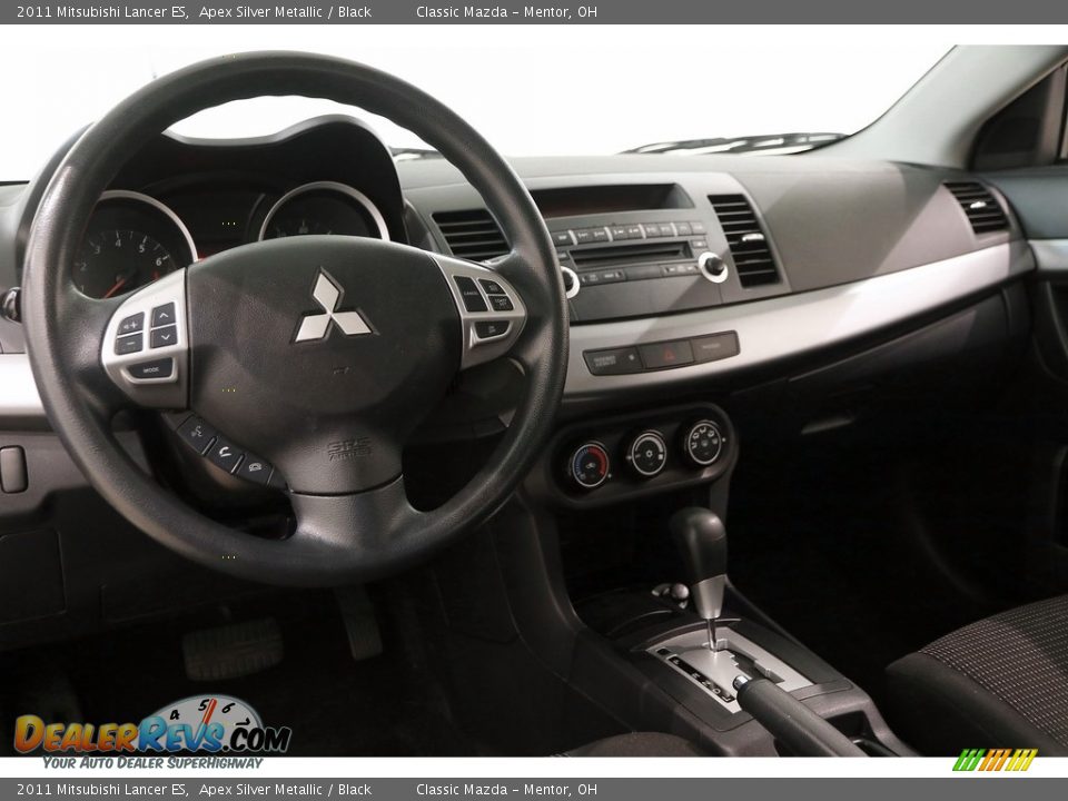2011 Mitsubishi Lancer ES Apex Silver Metallic / Black Photo #6