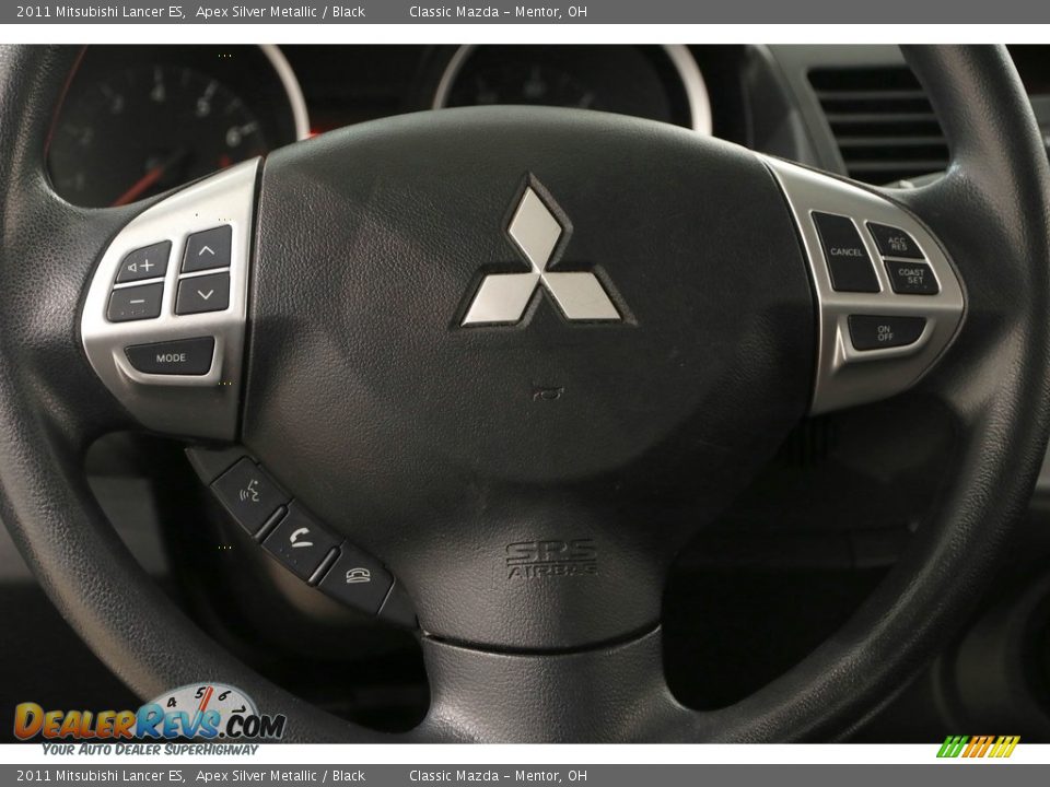 2011 Mitsubishi Lancer ES Apex Silver Metallic / Black Photo #7