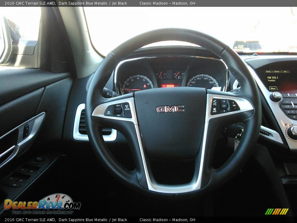 2016 GMC Terrain SLE AWD Dark Sapphire Blue Metallic / Jet Black Photo #5