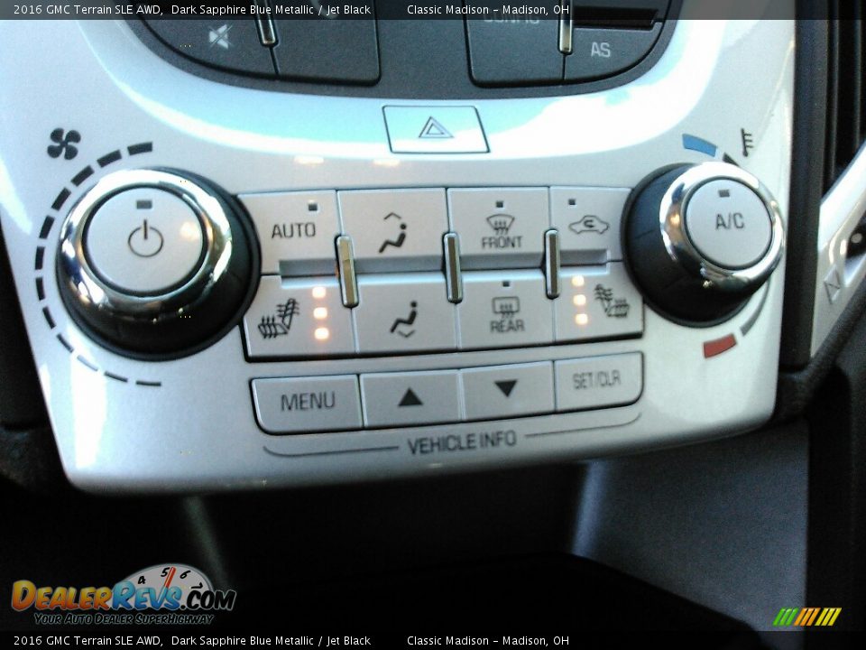 2016 GMC Terrain SLE AWD Dark Sapphire Blue Metallic / Jet Black Photo #6