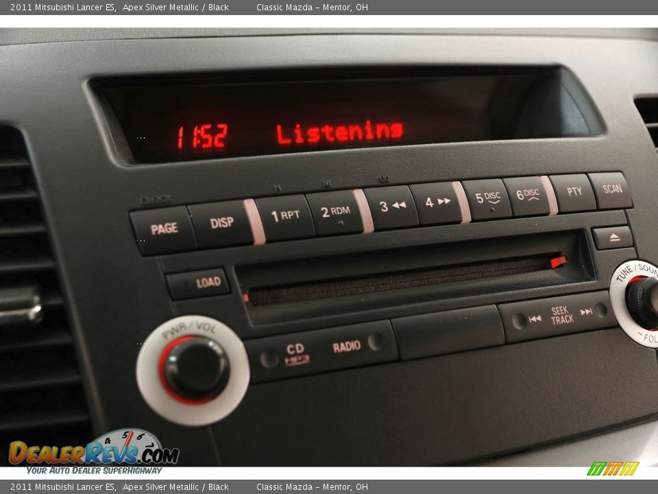 2011 Mitsubishi Lancer ES Apex Silver Metallic / Black Photo #12