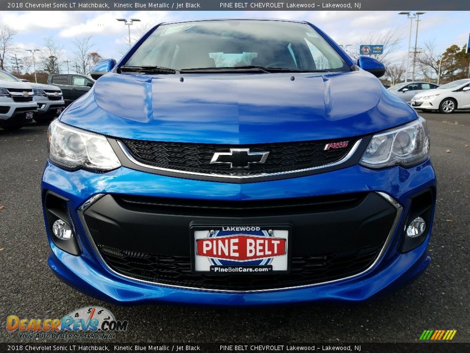 2018 Chevrolet Sonic LT Hatchback Kinetic Blue Metallic / Jet Black Photo #2