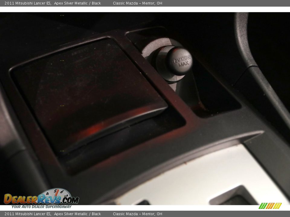 2011 Mitsubishi Lancer ES Apex Silver Metallic / Black Photo #15