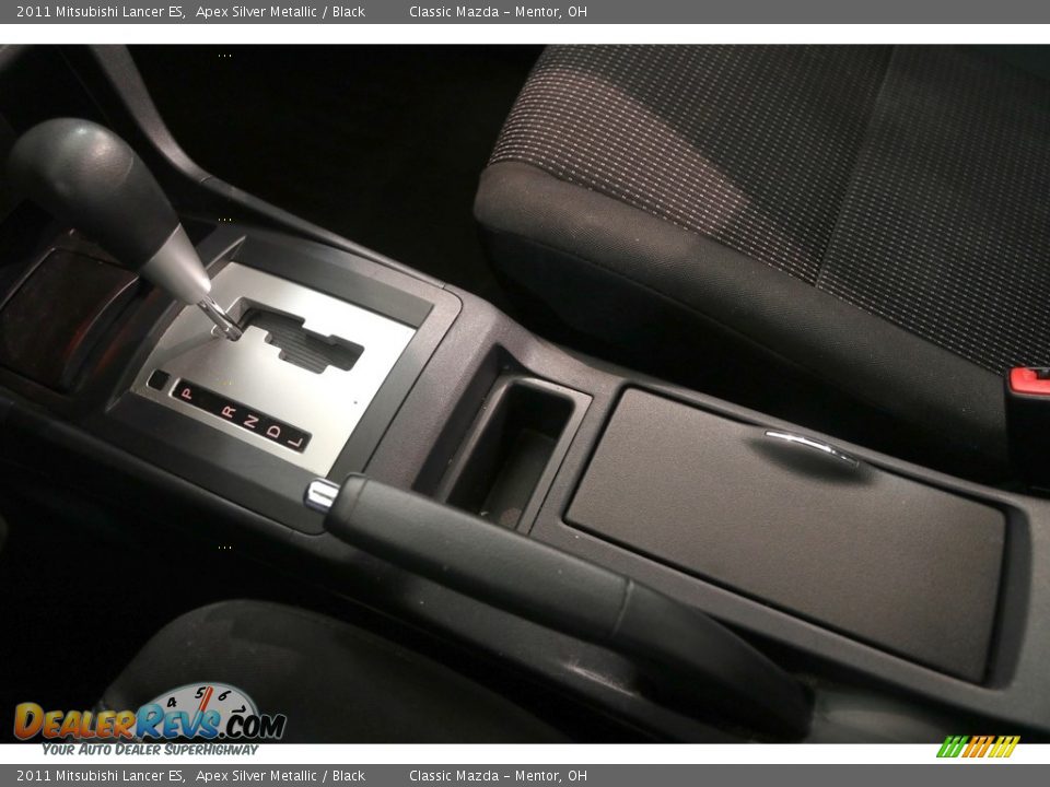 2011 Mitsubishi Lancer ES Apex Silver Metallic / Black Photo #17