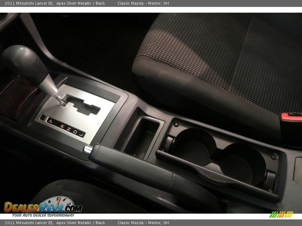 2011 Mitsubishi Lancer ES Apex Silver Metallic / Black Photo #18