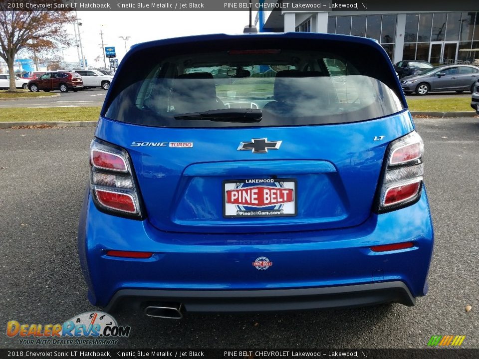 2018 Chevrolet Sonic LT Hatchback Kinetic Blue Metallic / Jet Black Photo #5