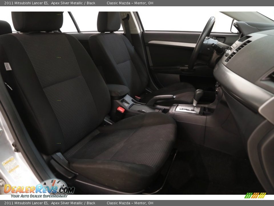 2011 Mitsubishi Lancer ES Apex Silver Metallic / Black Photo #19