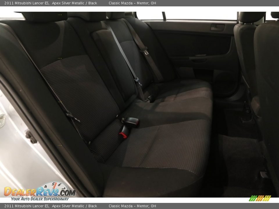 2011 Mitsubishi Lancer ES Apex Silver Metallic / Black Photo #20