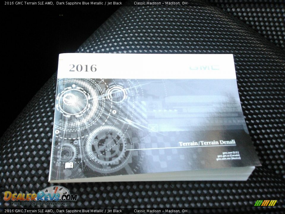 2016 GMC Terrain SLE AWD Dark Sapphire Blue Metallic / Jet Black Photo #13