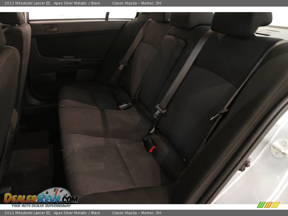 2011 Mitsubishi Lancer ES Apex Silver Metallic / Black Photo #21
