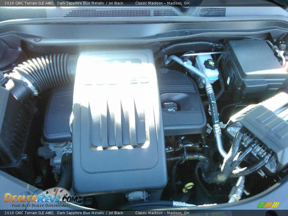 2016 GMC Terrain SLE AWD Dark Sapphire Blue Metallic / Jet Black Photo #14