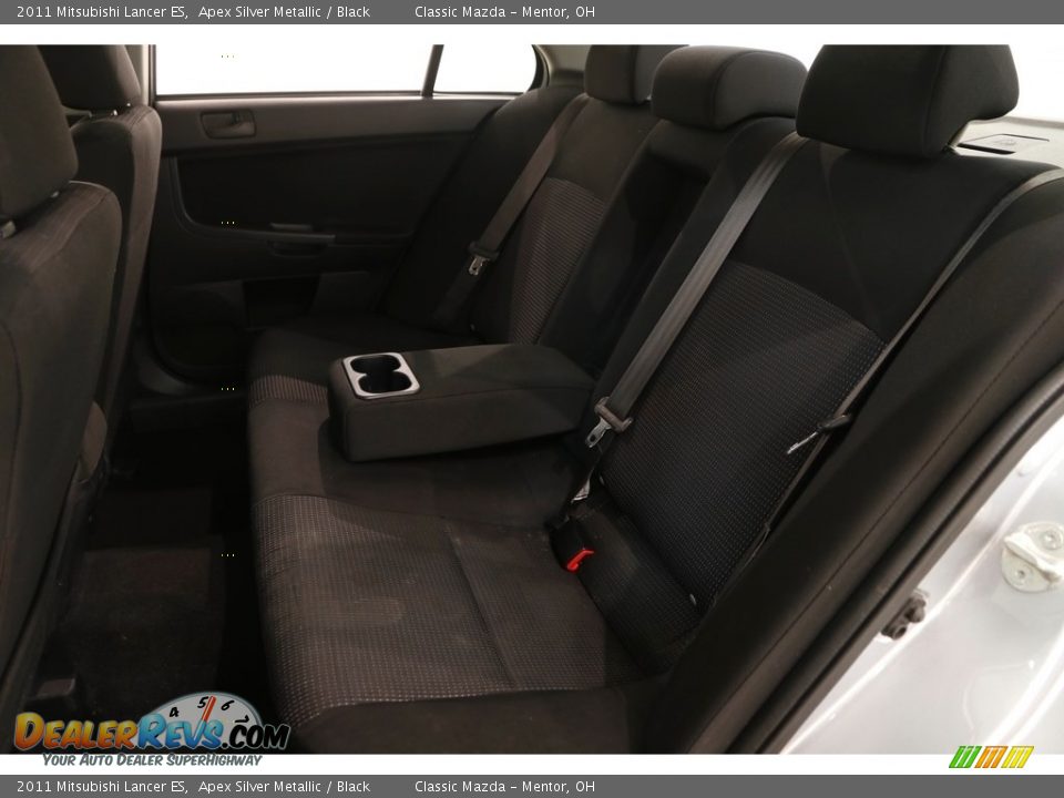 2011 Mitsubishi Lancer ES Apex Silver Metallic / Black Photo #22