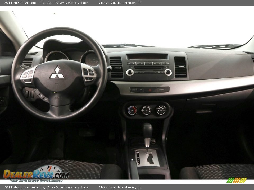 2011 Mitsubishi Lancer ES Apex Silver Metallic / Black Photo #23