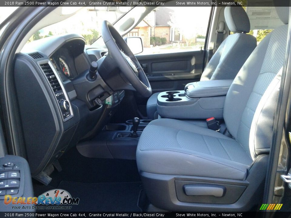 Black/Diesel Gray Interior - 2018 Ram 2500 Power Wagon Crew Cab 4x4 Photo #10