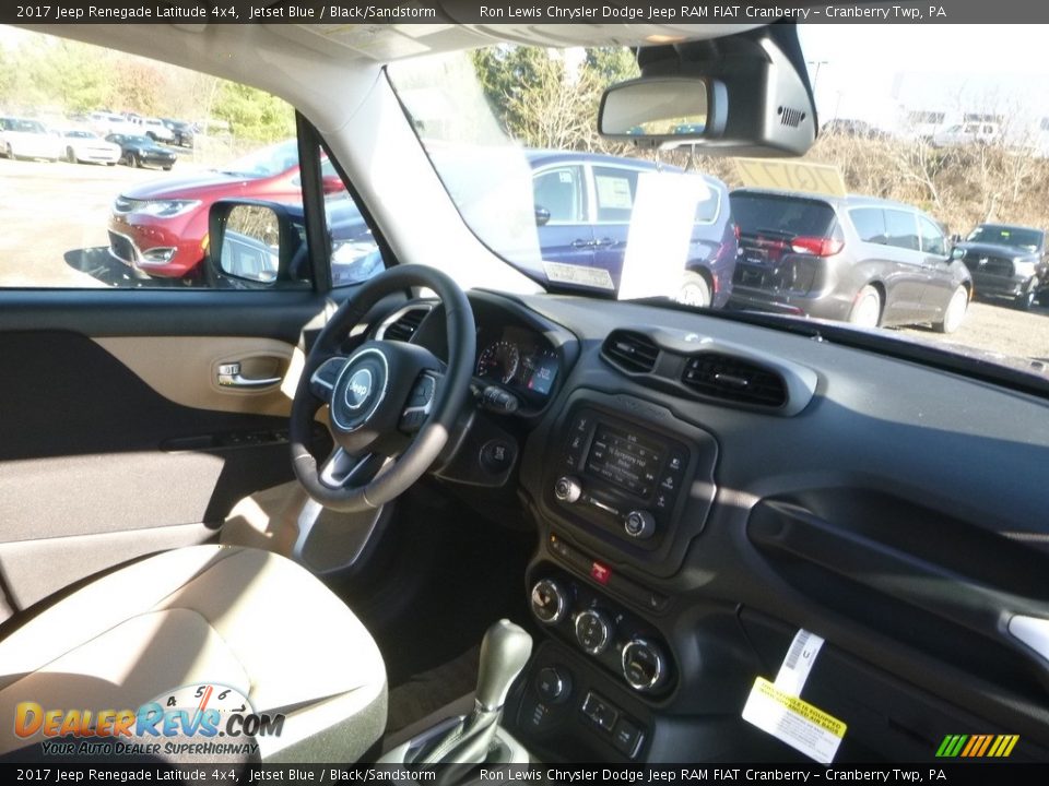2017 Jeep Renegade Latitude 4x4 Jetset Blue / Black/Sandstorm Photo #12