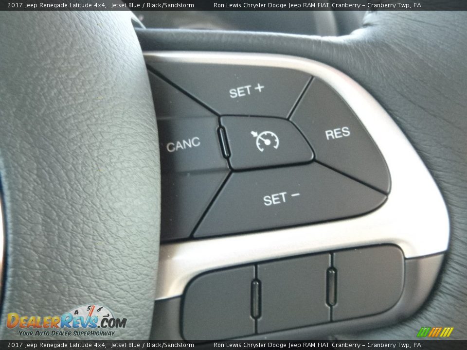 2017 Jeep Renegade Latitude 4x4 Jetset Blue / Black/Sandstorm Photo #19