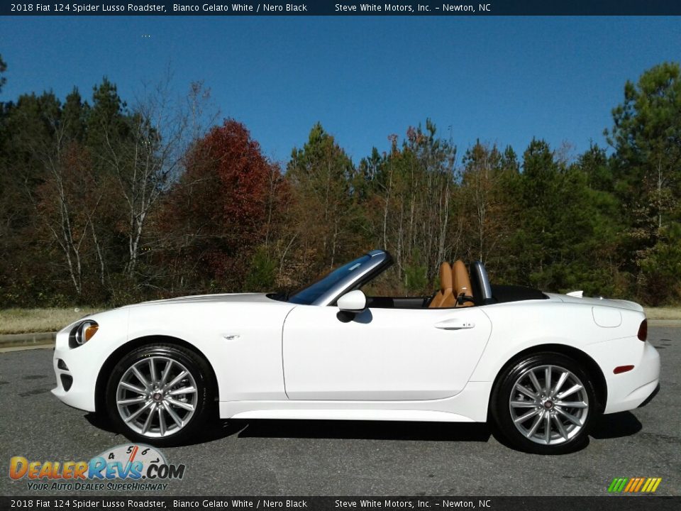 Bianco Gelato White 2018 Fiat 124 Spider Lusso Roadster Photo #2