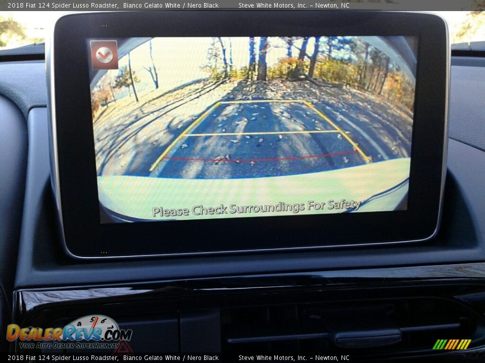 2018 Fiat 124 Spider Lusso Roadster Bianco Gelato White / Nero Black Photo #19