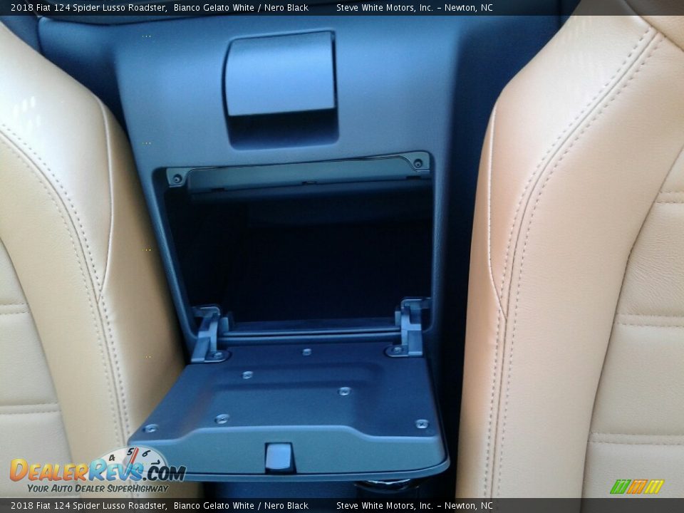 2018 Fiat 124 Spider Lusso Roadster Bianco Gelato White / Nero Black Photo #25