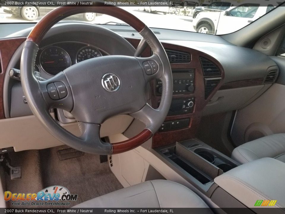 2007 Buick Rendezvous CXL Frost White / Neutral Photo #3