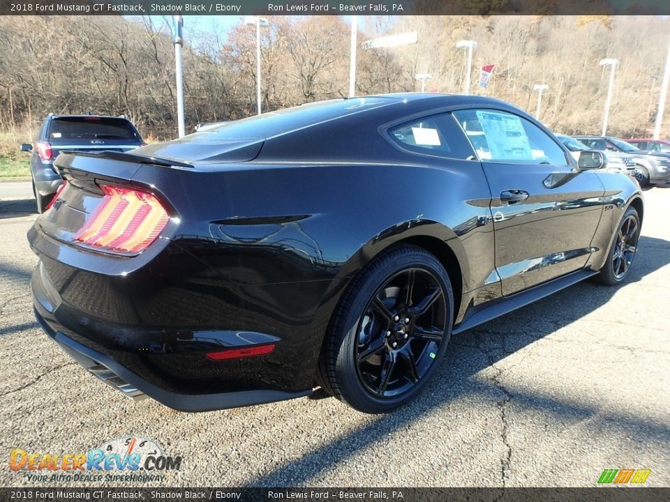 2018 Ford Mustang GT Fastback Shadow Black / Ebony Photo #2