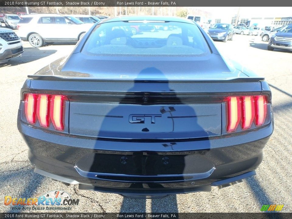 2018 Ford Mustang GT Fastback Shadow Black / Ebony Photo #3