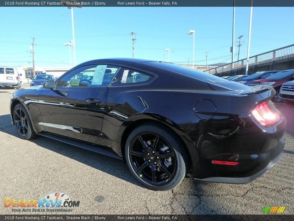 2018 Ford Mustang GT Fastback Shadow Black / Ebony Photo #4
