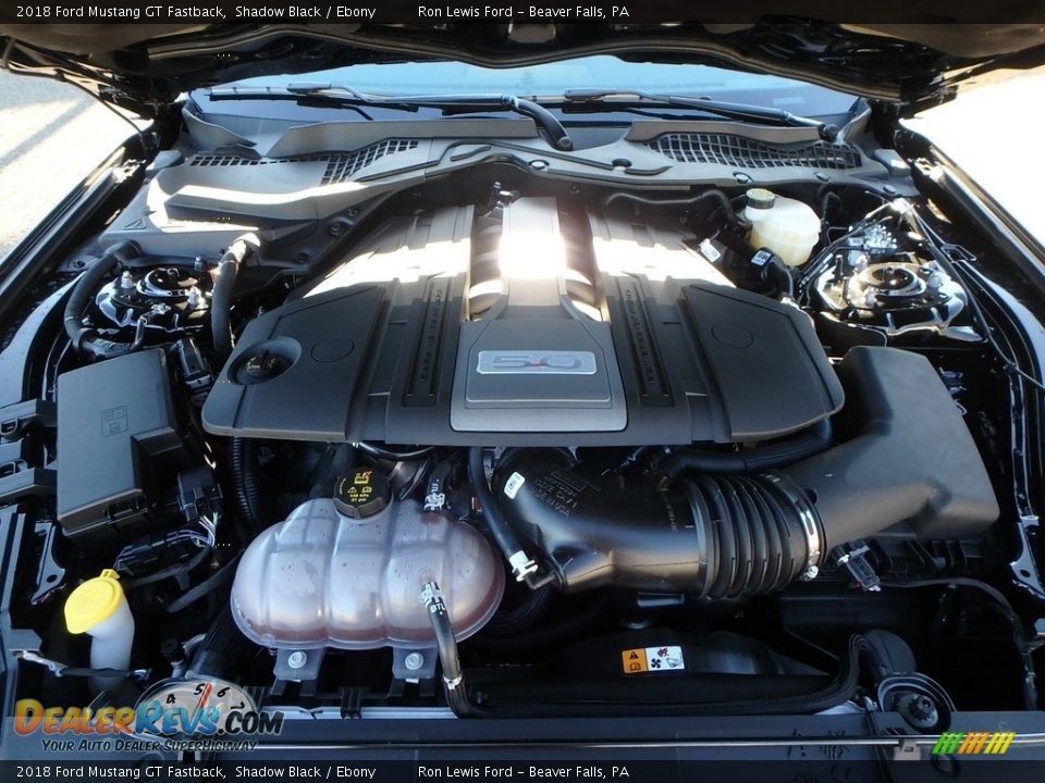 2018 Ford Mustang GT Fastback Shadow Black / Ebony Photo #8