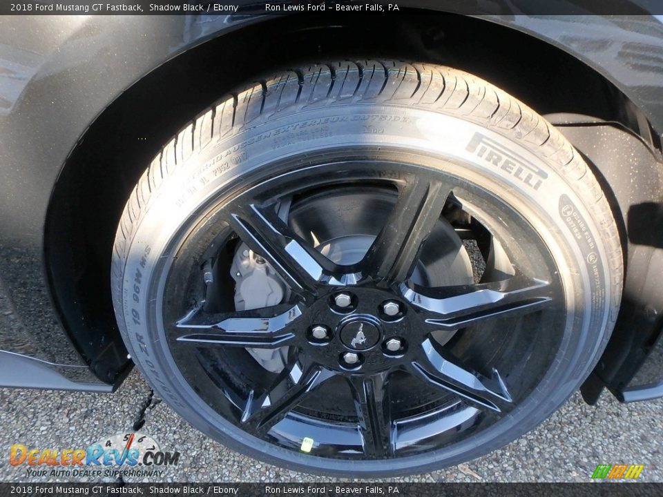 2018 Ford Mustang GT Fastback Shadow Black / Ebony Photo #10
