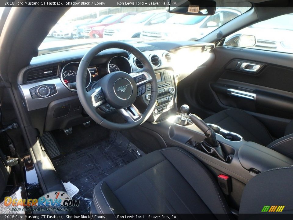 2018 Ford Mustang GT Fastback Shadow Black / Ebony Photo #13