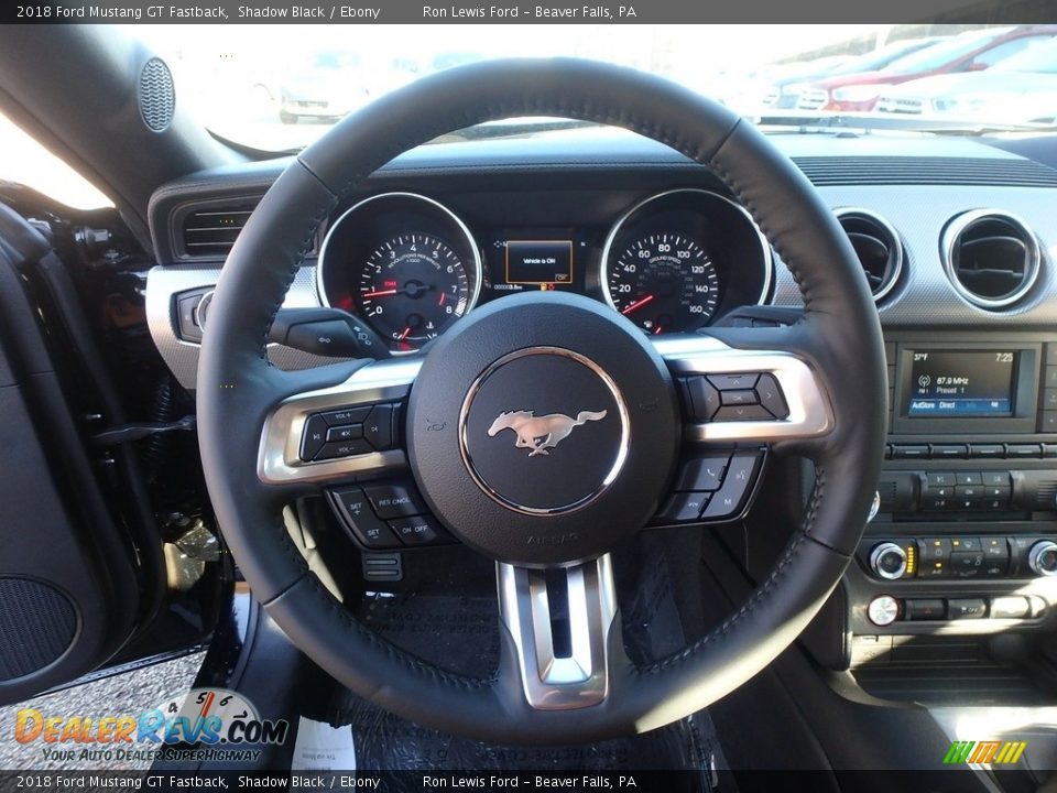 2018 Ford Mustang GT Fastback Shadow Black / Ebony Photo #17
