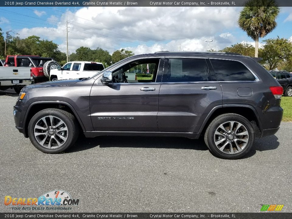 Granite Crystal Metallic 2018 Jeep Grand Cherokee Overland 4x4 Photo #2