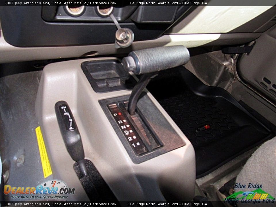 2003 Jeep Wrangler X 4x4 Shale Green Metallic / Dark Slate Gray Photo #21