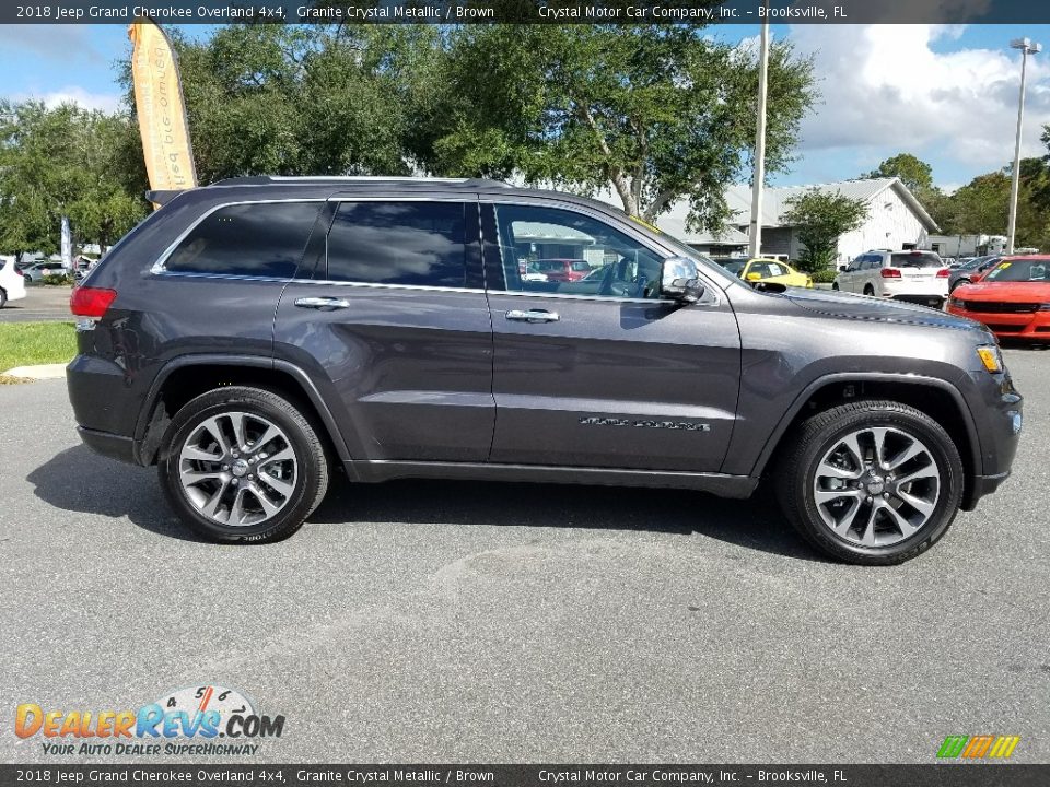 Granite Crystal Metallic 2018 Jeep Grand Cherokee Overland 4x4 Photo #6