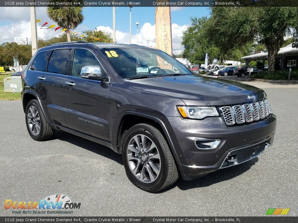 Granite Crystal Metallic 2018 Jeep Grand Cherokee Overland 4x4 Photo #7