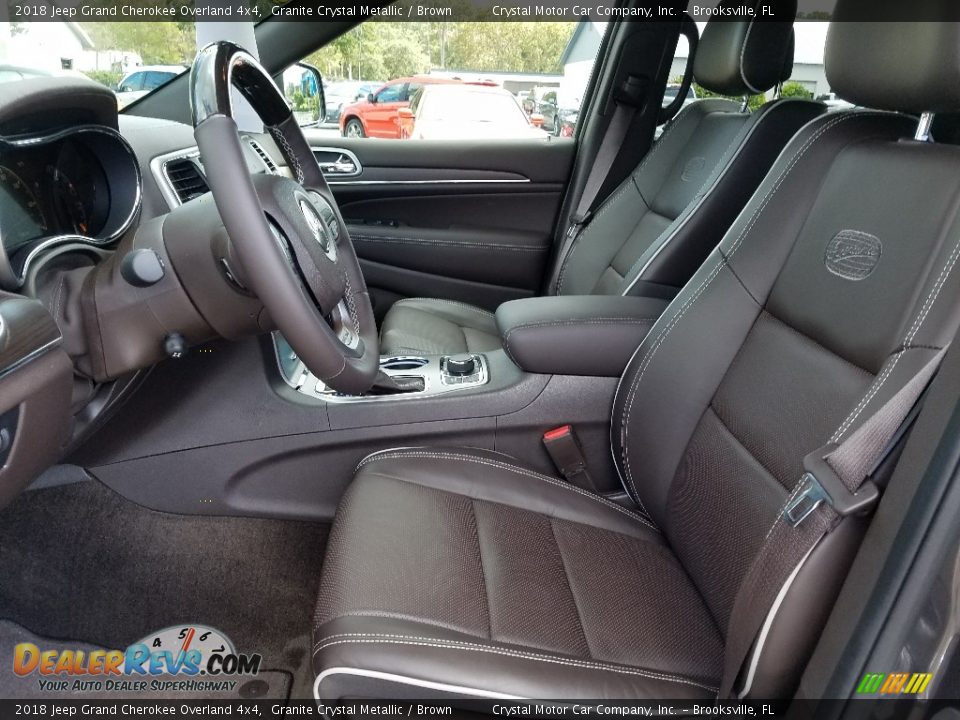 Brown Interior - 2018 Jeep Grand Cherokee Overland 4x4 Photo #9