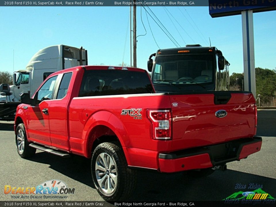 2018 Ford F150 XL SuperCab 4x4 Race Red / Earth Gray Photo #3