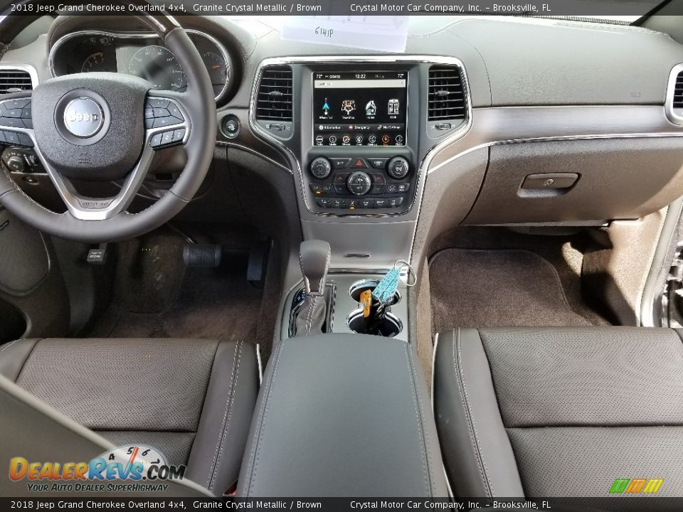 Dashboard of 2018 Jeep Grand Cherokee Overland 4x4 Photo #13