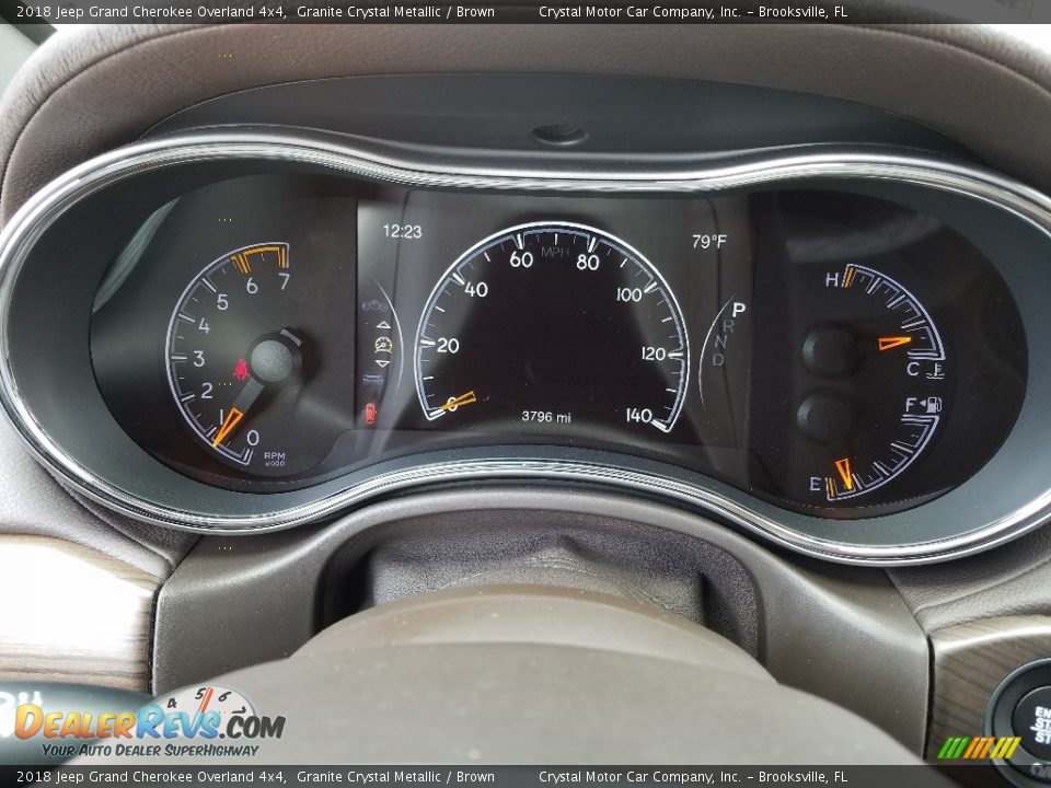 2018 Jeep Grand Cherokee Overland 4x4 Gauges Photo #14