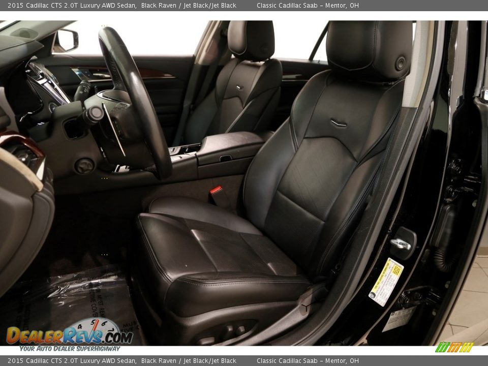 2015 Cadillac CTS 2.0T Luxury AWD Sedan Black Raven / Jet Black/Jet Black Photo #6
