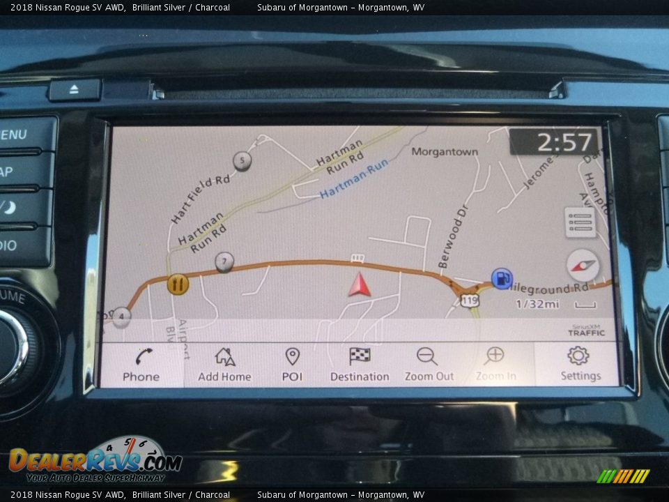 Navigation of 2018 Nissan Rogue SV AWD Photo #17