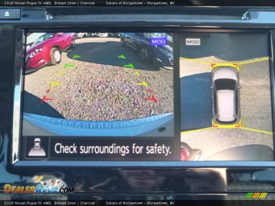2018 Nissan Rogue SV AWD Brilliant Silver / Charcoal Photo #18