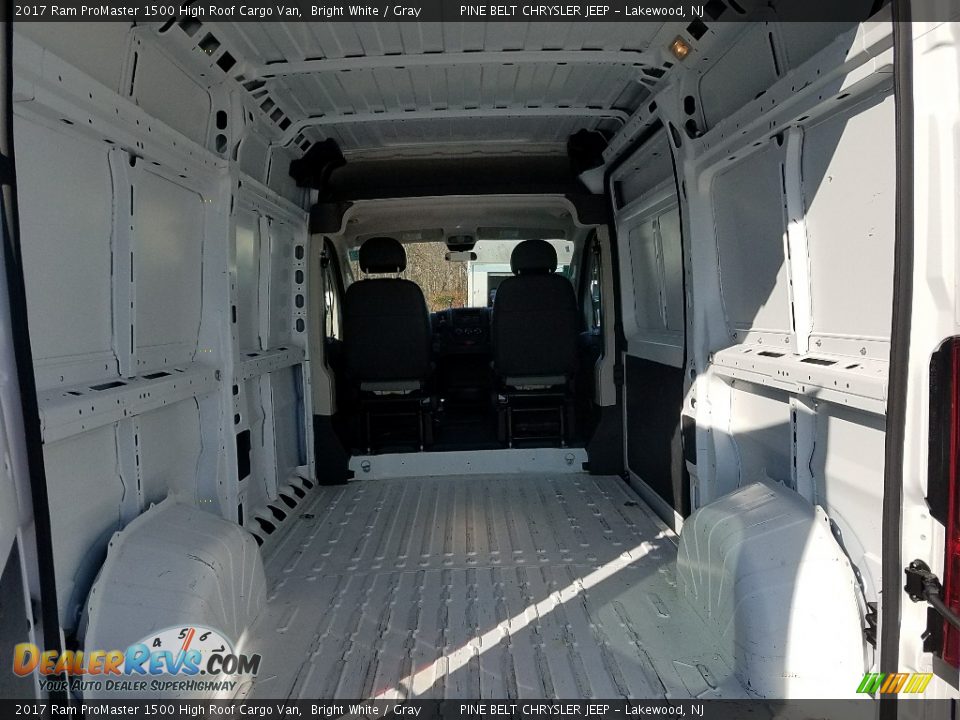 2017 Ram ProMaster 1500 High Roof Cargo Van Bright White / Gray Photo #3