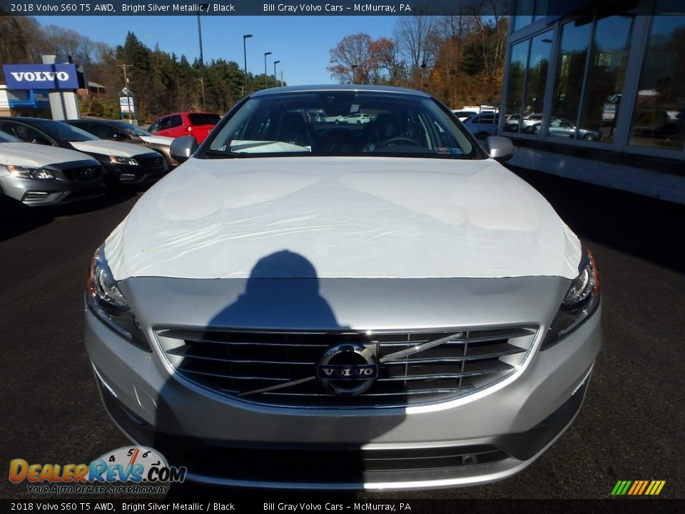 2018 Volvo S60 T5 AWD Bright Silver Metallic / Black Photo #6