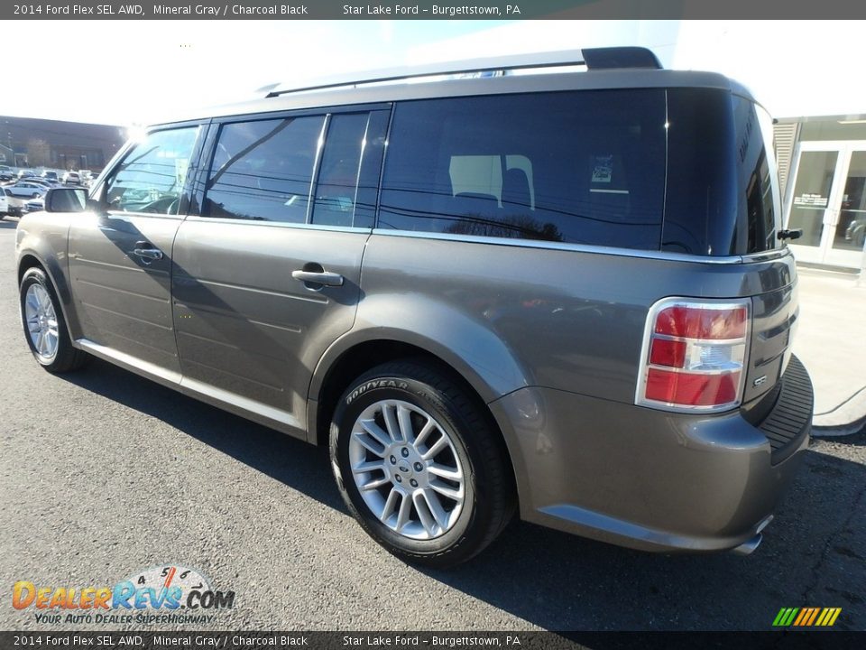 2014 Ford Flex SEL AWD Mineral Gray / Charcoal Black Photo #8