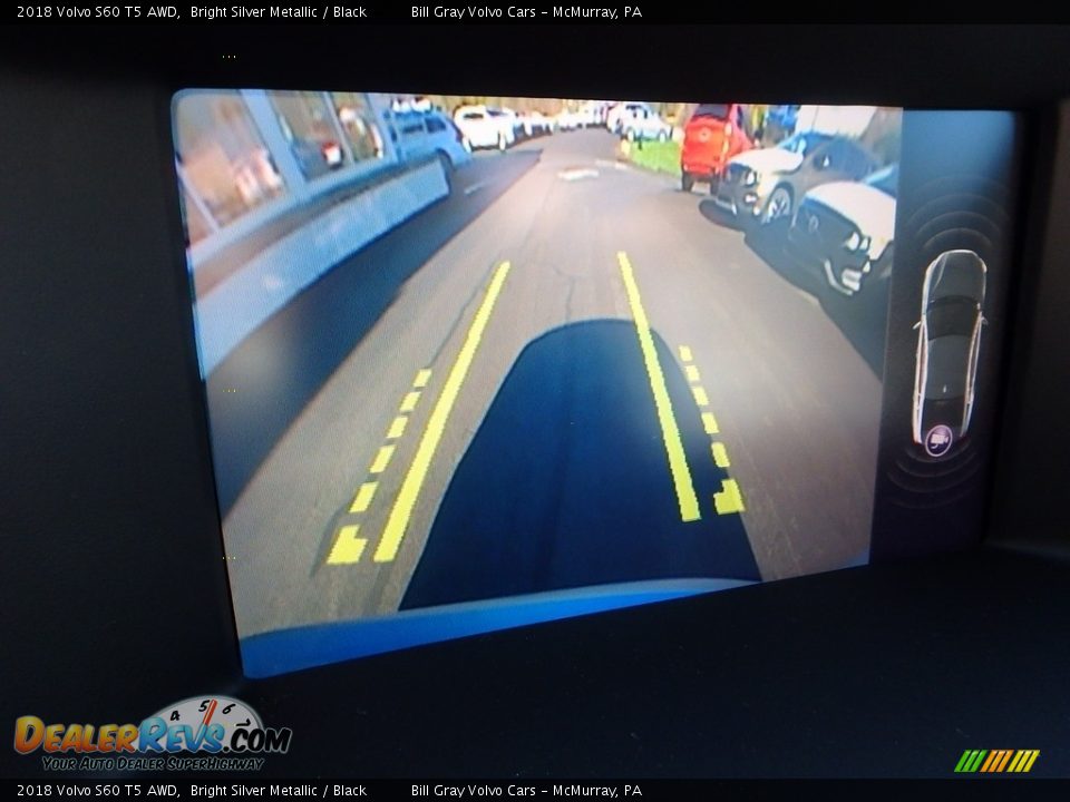 2018 Volvo S60 T5 AWD Bright Silver Metallic / Black Photo #15