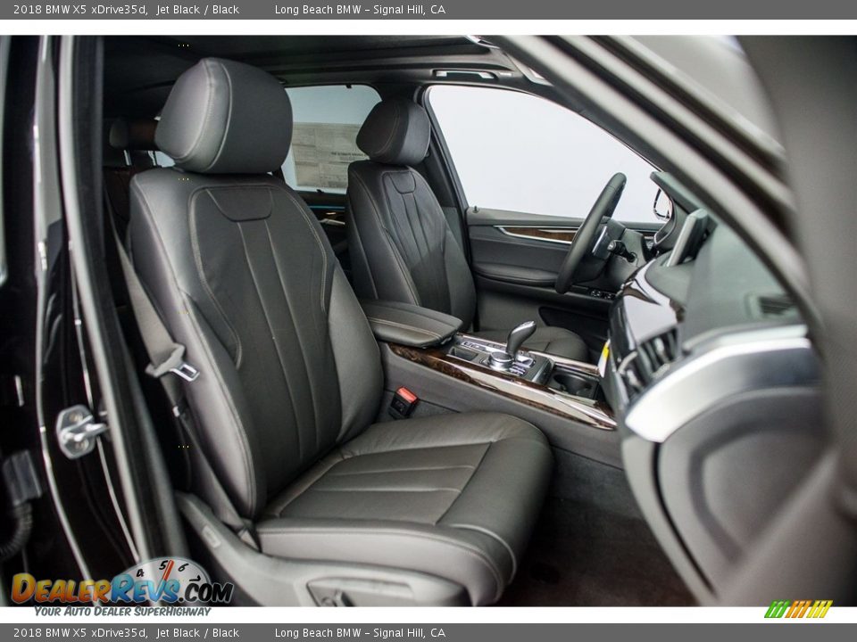 Black Interior - 2018 BMW X5 xDrive35d Photo #2