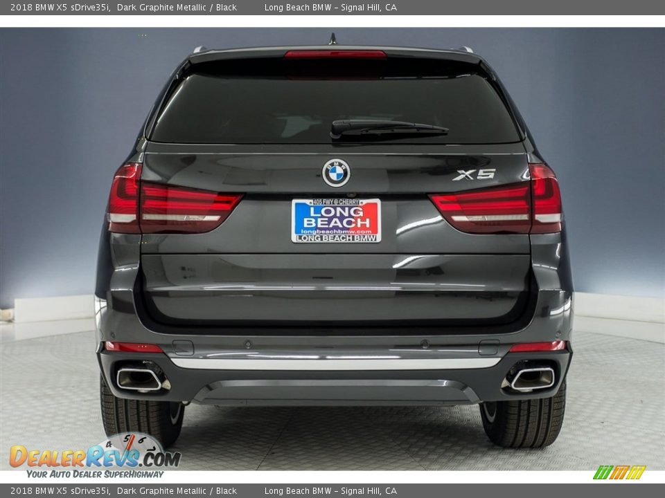 2018 BMW X5 sDrive35i Dark Graphite Metallic / Black Photo #3