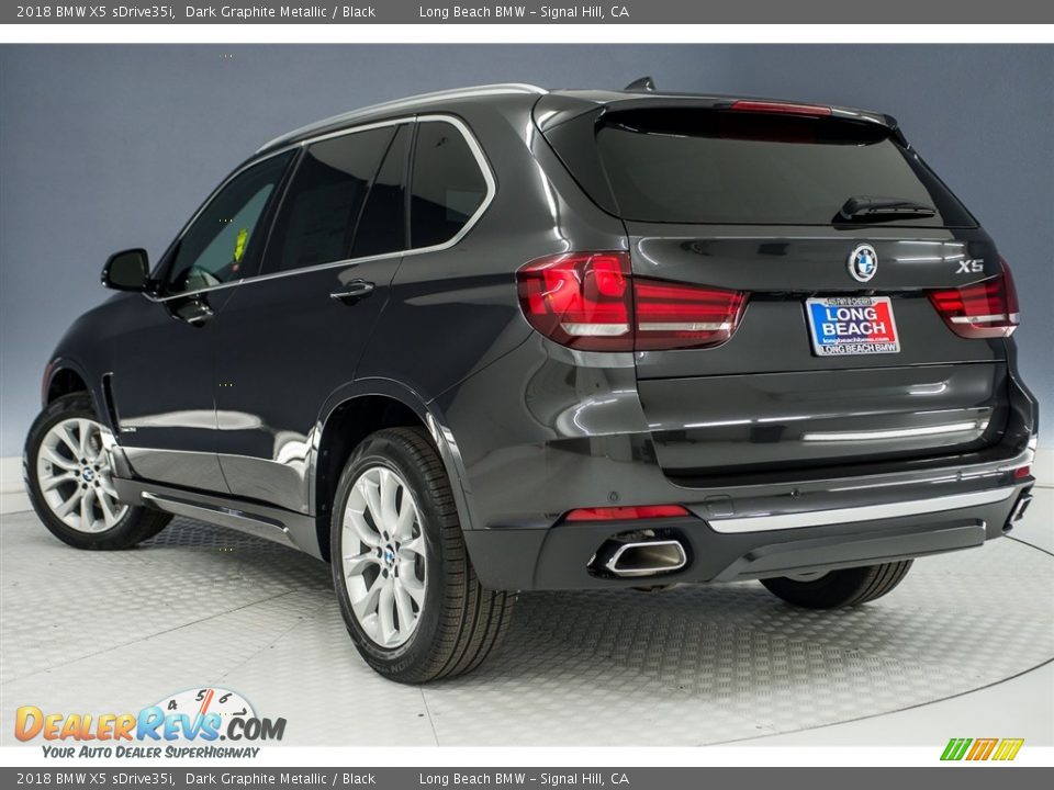 2018 BMW X5 sDrive35i Dark Graphite Metallic / Black Photo #4